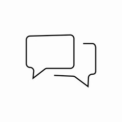 Naklejka premium message communication icon sign vector