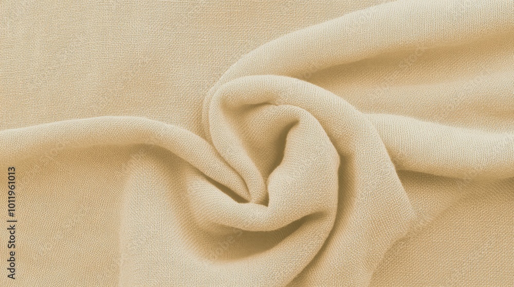 Poster an exquisite display of soft linen folds capturing subtle shadows and a warm ambiance