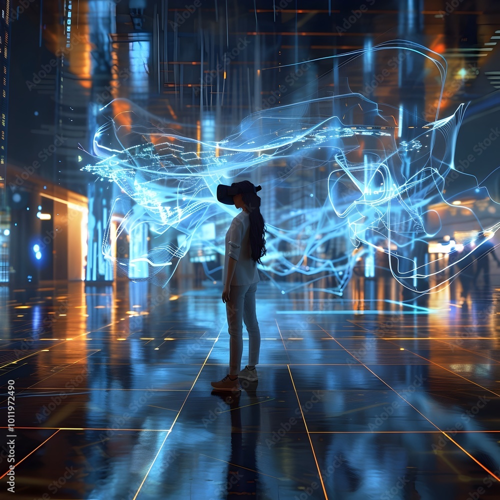 Poster immersive virtual reality world harnessing user movements to generate renewable energy in a self sus