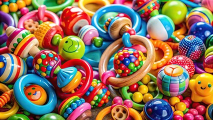 Colorful and Engaging Baby Rattles for Infants: Perfect for Playtime and Sensory Development