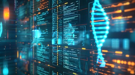 Digital Interface with DNA Strand for Secure Data Storage and Encoding Process