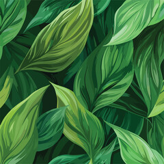 leaves of Spathiphyllum cannifolium, abstract green texture