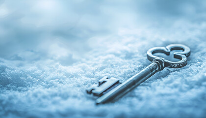 A key symbolizes property management, real estate transactions, and home ownership
