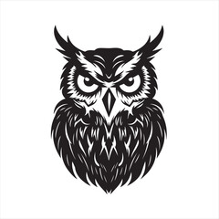 owl on white background,owl, bird, cartoon, animal, illustration, vector, cute, character, nature, art, design, drawing, wing, halloween, beak, feather, eyes, branch, fun, funny, wise, wild, icon,