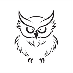 owl on white background,owl, bird, cartoon, animal, illustration, vector, cute, character, nature, art, design, drawing, wing, halloween, beak, feather, eyes, branch, fun, funny, wise, wild, icon,