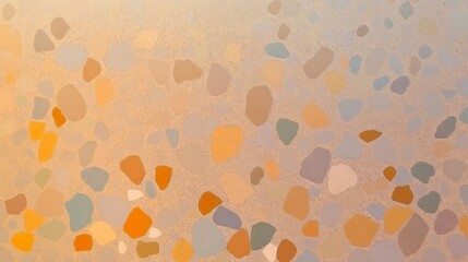 A soft palette of blush tones blended with gentle speckles invites tranquility and creativity