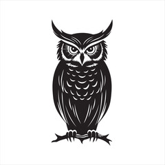 owl on white background,owl, bird, cartoon, animal, illustration, vector, cute, character, nature, art, design, drawing, wing, halloween, beak, feather, eyes, branch, fun, funny, wise, wild, icon,