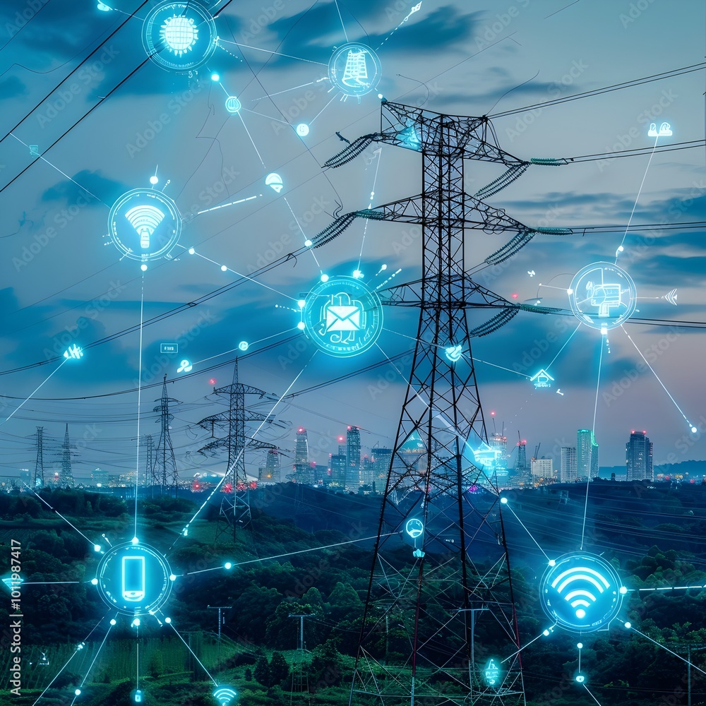 Poster intelligent power grid control center with ai driven energy optimization and demand forecasting