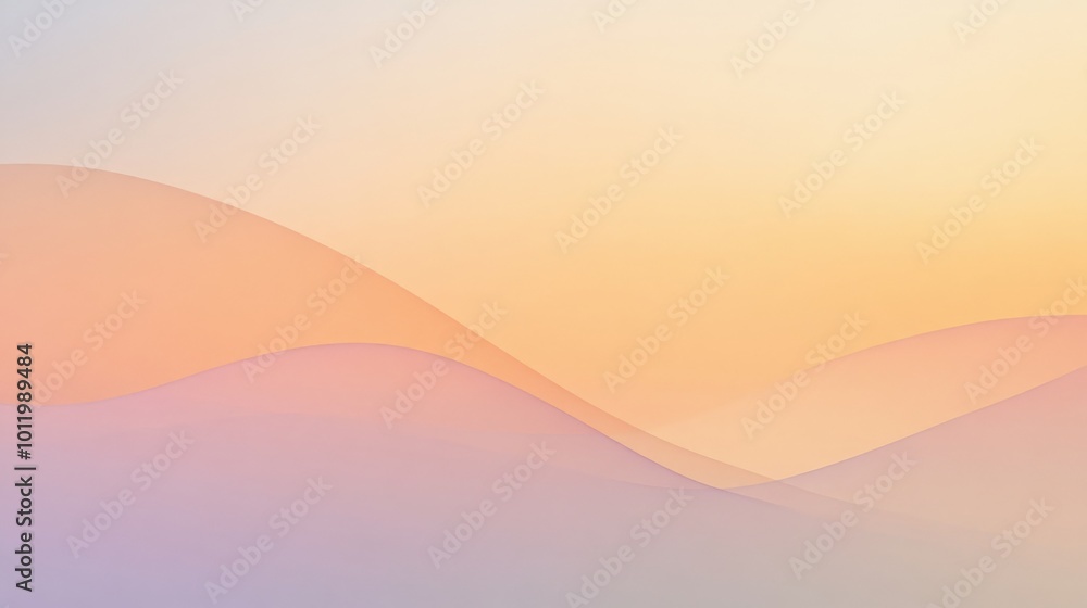 Poster a tranquil mauve gradient unfurls softly evoking serenity in the fading light of day