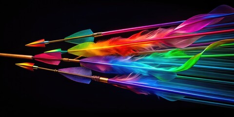 Colorful Free Clip Art Arrows for Creative Projects and Graphic Design Use in Various Applications