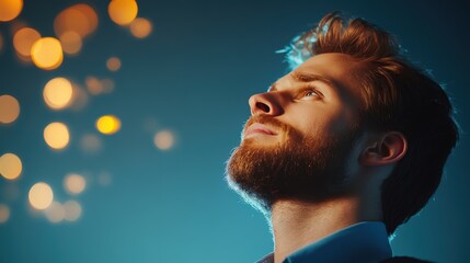 A confident entrepreneur passionately pitching their innovative business idea to a group of potential investors, using visuals and engaging storytelling.