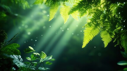 A forest teeming with diverse plant and animal life, highlighting the vital role of forests in maintaining biodiversity.