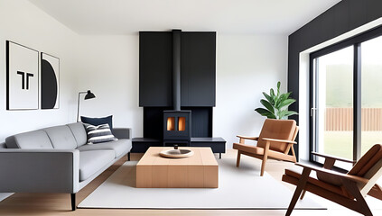 scandinavian home interior design modern living room farmhouse