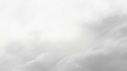 Fototapeta premium The sky softly dressed in gentle white clouds evokes tranquility and calmness