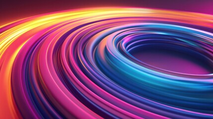 Abstract geometric design incorporates a circle background. The texture and colors are circular.
