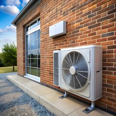 modern house with a window