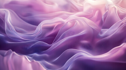 Obraz premium Abstract Background with Flowing Purple Fabric