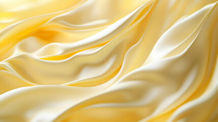 Obraz premium Abstract Background with Soft Yellow Drapes