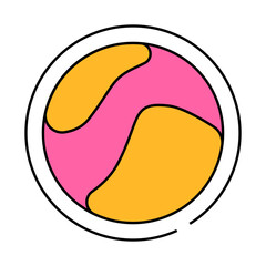 atherosclerosis heart line icon vector. atherosclerosis heart sign. isolated symbol illustration