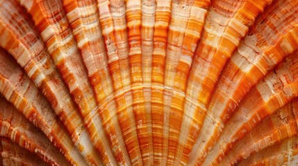 Abstract depiction of a nautilus shell, focusing on its intricate geometric design. The shell's natural swirl is a stunning visual element in this art piece.