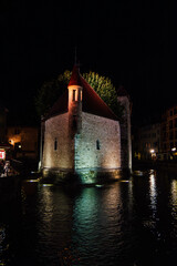 annecy prison during the night