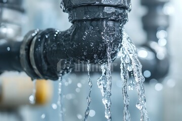 Water Is Leaking From The Pipe, Generative AI