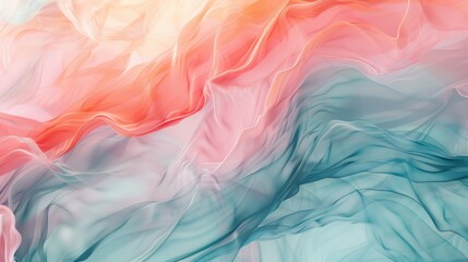 Fototapeta premium Pastel Dreams Serene Abstract Artwork with Flowing Brushstrokes Perfect for Backgrounds and Design Projects