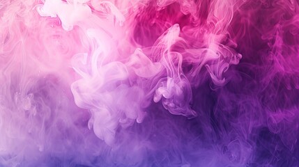 Fototapeta premium Enigmatic Elegance Mesmerizing Pink and Purple Ink Swirls in Water Perfect for Creative Projects and Design Inspiration