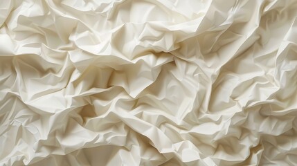 Obraz premium Eclectic Elegance Intricate Crumpled Paper Background with Soft Shadows