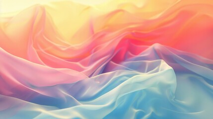 Obraz premium Tranquil Pastel Gradient Serene and Minimalist Stock Image for Relaxing Designs