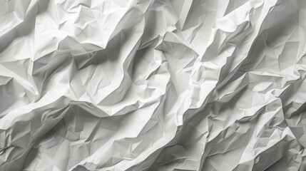 Obraz premium Dynamic Light and Shadow Abstract Crumpled Paper Texture Background for Graphic Design Projects