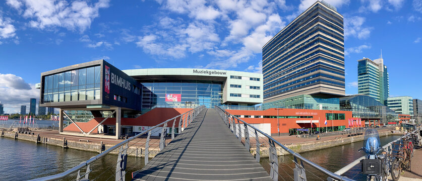 Muziekgebouw aan t IJ, Bimhuis Concert Hall for Jazz and Improvised Music and Movenpick Hotel