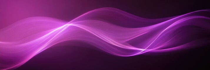 Purple Abstract Wave Design with Elegant futuristic Business Concept