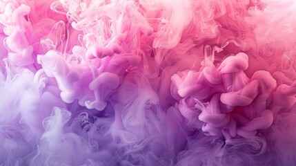 Vibrant Swirls Mesmerizing Pink and Purple Ink in Water Perfect for Artistic Backgrounds