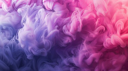 Fototapeta premium Enchanting Swirls Vibrant Pink and Purple Ink Abstract for Stunning Backgrounds