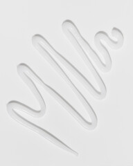 Beauty cream texture. White lotion, moisturizer, skin care cosmetic product smear background