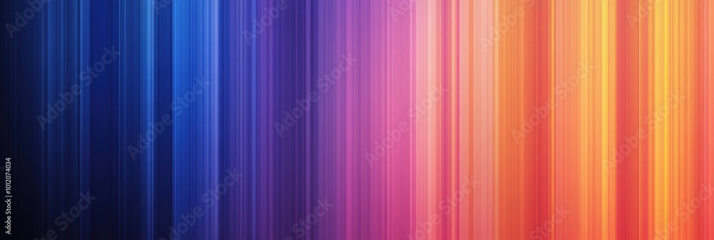 Poster vivid spectrum: vibrant colours and smooth curves in abstract artistic gradient design