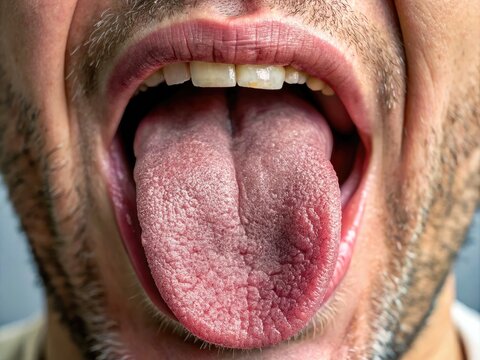 Detailed Close-Up Images of Tongue Tie Condition for Medical and Educational Purposes in Healthcare