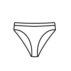 outline of women's panties