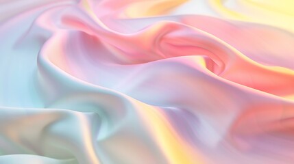 Obraz premium Serene Pastel Gradient Tranquil hues blending seamlessly in closeup shot