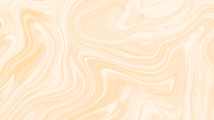 Fototapeta premium Marble wall white brown pattern ink swirl yellow green graphic background 