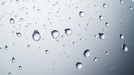Raindrops Abstract Design. AI generated illustration.