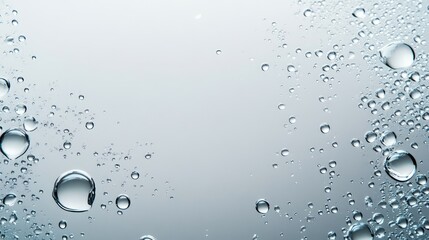 Raindrops Abstract Design. AI generated illustration.