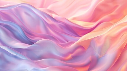 Serene Pastel Gradient Tranquil Colors and Seamless Blending in Closeup View