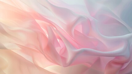 Obraz premium Serene Pastel Gradient Tranquil Colors and Seamless Blending in Closeup View