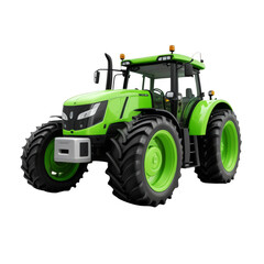 Obraz premium 3D Agricultural Tractor with Detailed Design