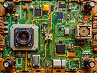 Detailed Diagram of Series Circuit Components and Connections for Educational and Technical Use