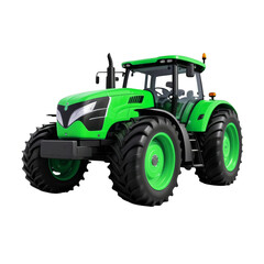 High-Quality 3D Render of Tractor