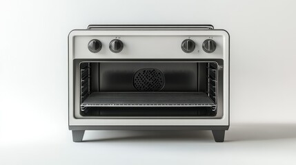 Obraz premium Toaster Oven Isolated. AI generated illustration.