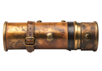 Close-Up of a Shiny Metal Cylinder